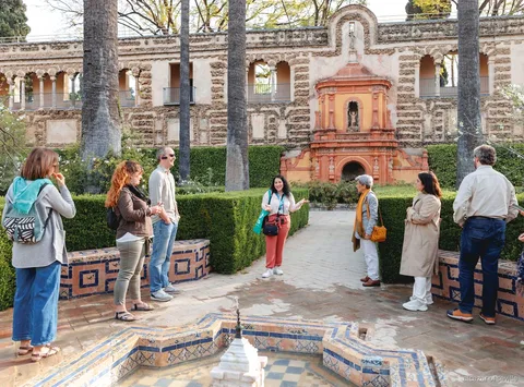 Real Alcázar Sevilla VIP tour, Salón de Embajadores zonder drukte