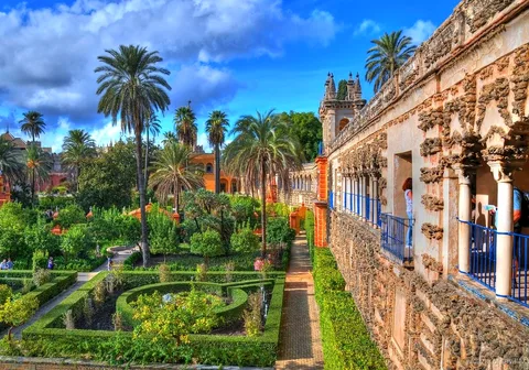 Tour guidato salta fila Alcazar di Siviglia, Patio de las Doncellas